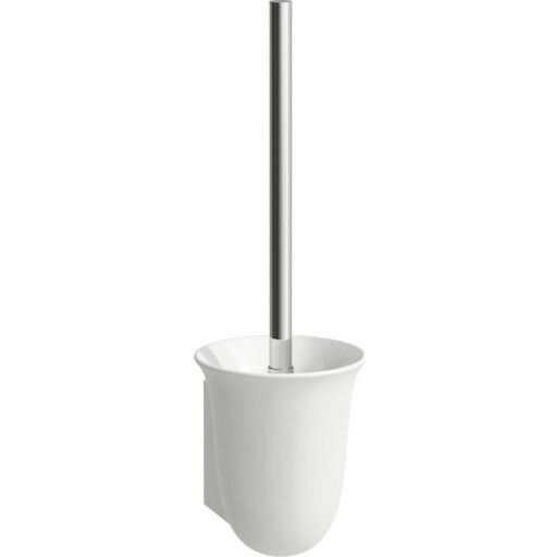 LAUFEN NEW CLASSIC TOALETTBØRSTE M/HOLDER I SAPHIRKERAMIK MATT HVIT