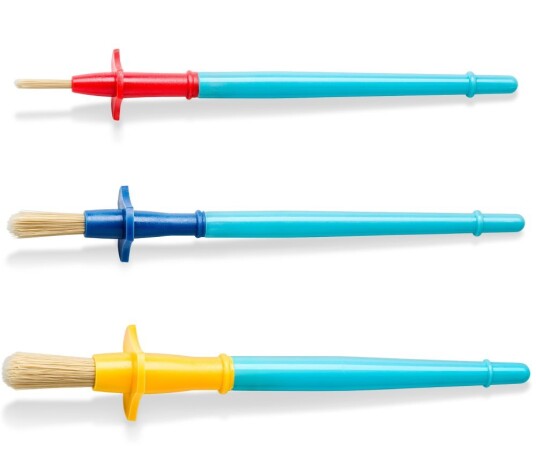 Barne pensler for de minste fra 2 år 3-pakning Noris Junior Staedtler