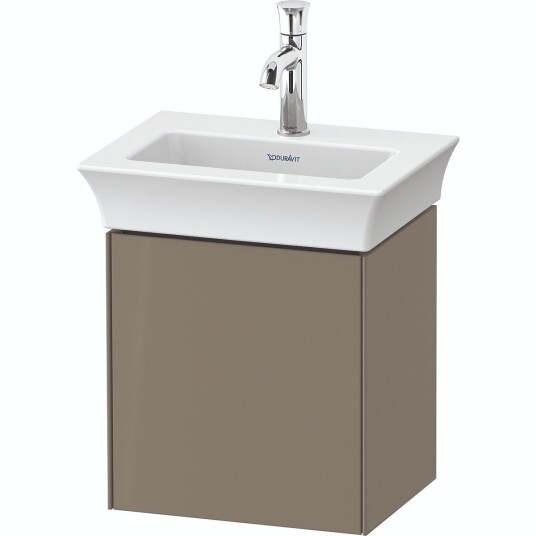 Duravit White Tulip Servantskap m/1 dør 38,4x29,8x41 cm Stengrå Høyglans