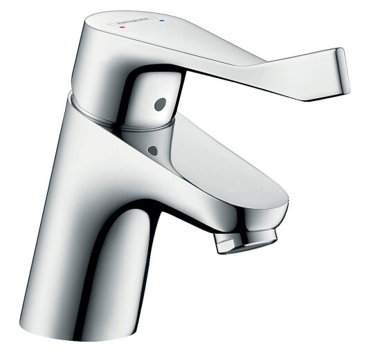 Hansgrohe Focus servantbatteri 70 Care Med oppløftventil, Krom Hansgrohe Focus servantbatteri 70 Care Med oppløftventil, Krom