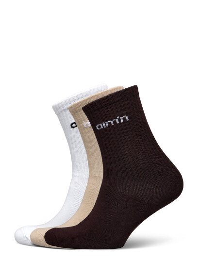 aim´n Aim"n Logo Socks 3-Pack - Multi/patterned - 36-38 aim´n Aim"n Logo Socks 3-Pack - Multi/patterned - 36-38