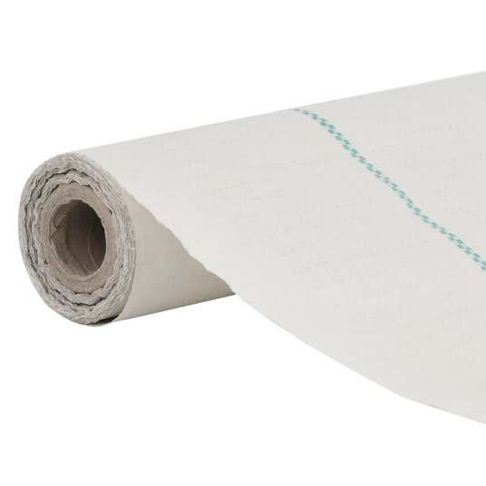 Kontrollmatte for ugress hvit 1x10 m PP