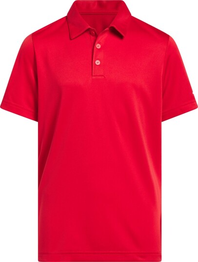 Adidas Boys Performance Polo Golfklær junior Colred 164 Adidas Boys Performance Polo Golfklær junior Colred 164