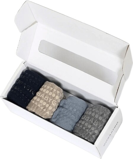 GoBabyGo Combo Box - Merino Wool - BLUE/ SAND/ BLUE/GREY - 23/26