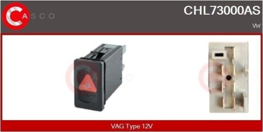Varselblinklysbryter CASCO CHL73000AS