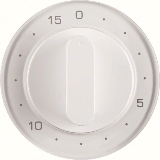 Hager 16322089 Midtbrikke For Timer 0–15 R.1/r.3 Polarhvit