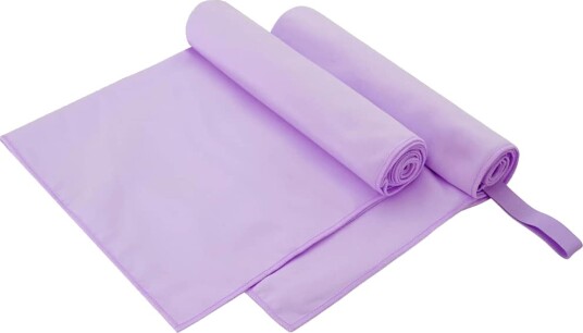 vidaXL Sportshåndklær 2 stk. Lilla 100 x 50 cm