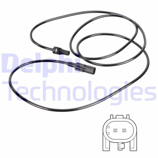 Sensor, ABS DELPHI SS20795