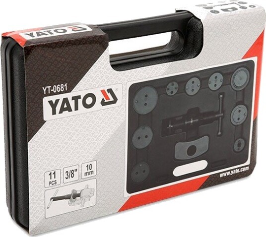 YATO YT-0681 Dreie- / tilbakestillingsverktøysett, bremsecaliperstempel
