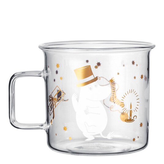 Muurla Mummi glasskrus Sparkling Stars 35 cl klar