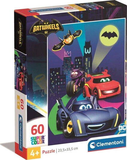 Clementoni 60 Stk Puslespill Barn Batwheels