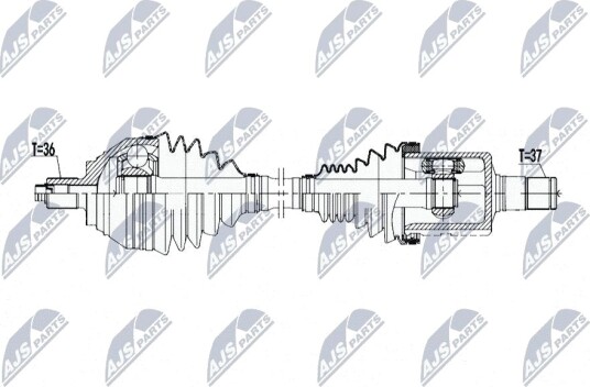 Nty Drivaksel NTY NPW VW 236