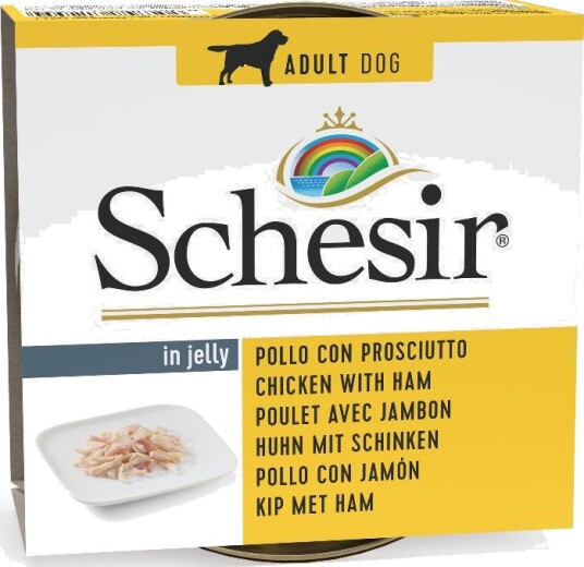Schesir 12 X 150 G Kyllingfilet Med Skinke