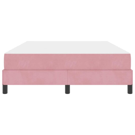 Kontinentalseng med madrass Rosa 140 x 210 cm Fløyel