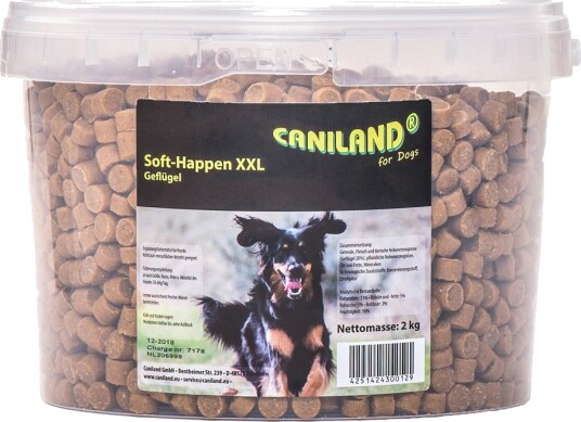 Caniland Soft Fjærkre Trainees XXL bøtte 2 x 2 kg