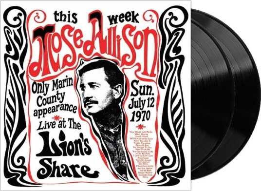 Mose Allison Live At The Lions Share July 12 1970 Remastered Vinyl