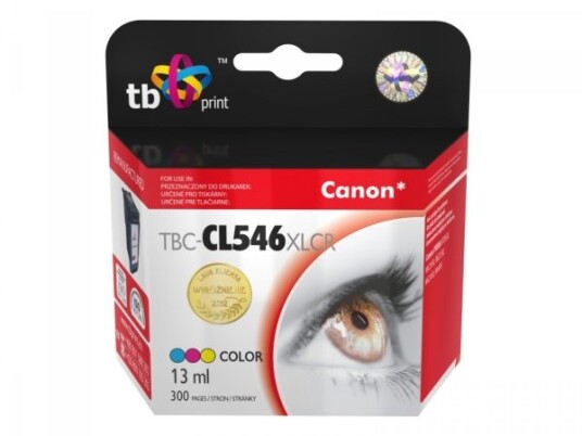 Tb Print Tbc-Cl546xlcr Blå Lilla Gult Pigmentbasert Blekk 13 Ml 1 Stykker 300 Sider
