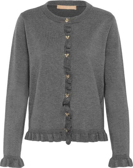 Culture Cuclare Annemarie Frill Cardigan Grey XL