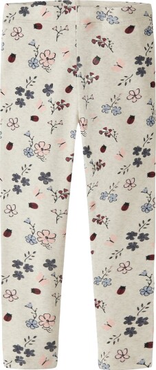 Name It Legging NmfKamelia Peyote Melange Name It 4 år 104 Leggings Blå Grå Rosa