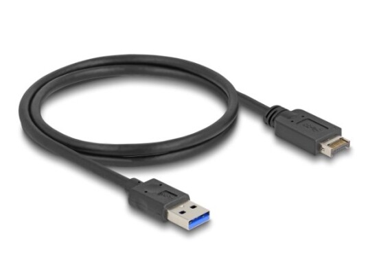 Delock Usb 10 Gbps Kabel Usb Typ-E Key A 20 Pin Stecker Zu Usb Typ-A Stecker 80 Cm Delock Usb 10 Gbps Kabel Usb Typ-E Key A 20 Pin Stecker Zu Usb Typ-A Stecker 80 Cm