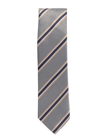 Lindbergh Black Striped Tie 7 Cm Grey ONE SIZE Lindbergh Black Striped Tie 7 Cm Grey ONE SIZE
