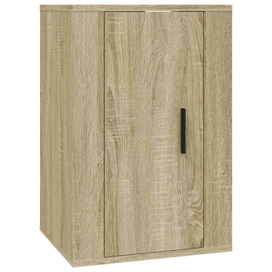 vidaXL Vegghengte TV-benker 2 stk sonoma eik 40x34,5x60 cm 8720845667726