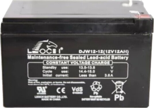Leoch 12v 12ah CT (AGM) Batteri 151x98x95 (10-12 ÅR) Premium