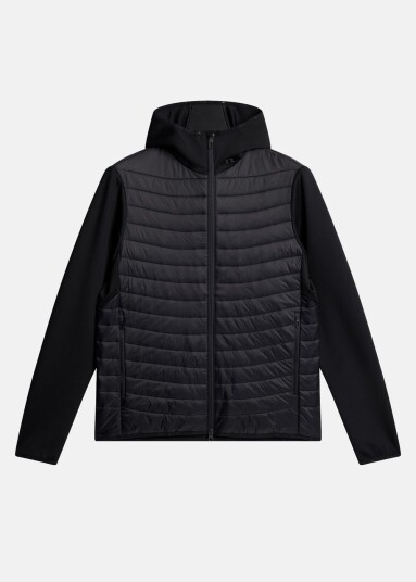 J.lindeberg Holden Quilt Hybrid Hood Black Xl Vårjakker