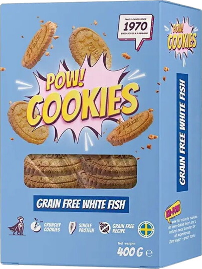 POW Hundekjeks Kornfri Hvitfisk 400g