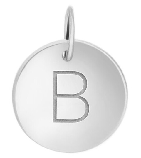 Pan Jewelry, Anheng i sølv med bokstav B