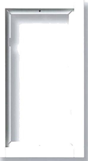 Siedle Kombinasjonsramme Kr 611-2/1-0 Dg Mørkegrå-glimmer (200038732-00)