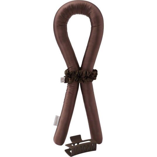 Lenoites Heatless Curls in Mulberry Silk Medium Brown Lenoites Heatless Curls in Mulberry Silk Medium Brown
