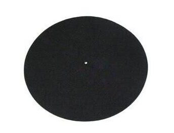 Rega Turntable Mat Black - Standard Filtmatte til Rega, 100% ull, sort