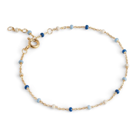 Enamel Lola Marine Armbånd 18 kt. Gullforgylt sølv B66G_2_Marine - Dame - 925 sterling silver Enamel Lola Marine Armbånd 18 kt. Gullforgylt sølv B66G_2_Marine - Dame - 925 sterling silver