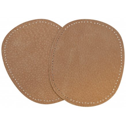 Vj Green Albuelapper Ruskind Oval Brun 10,5x13,2 cm 2 stk