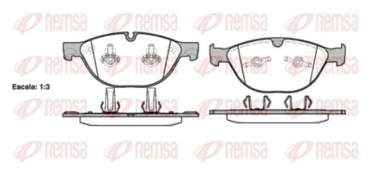 Bremseklosser REMSA 0958.30 Bremseklosser REMSA 0958.30
