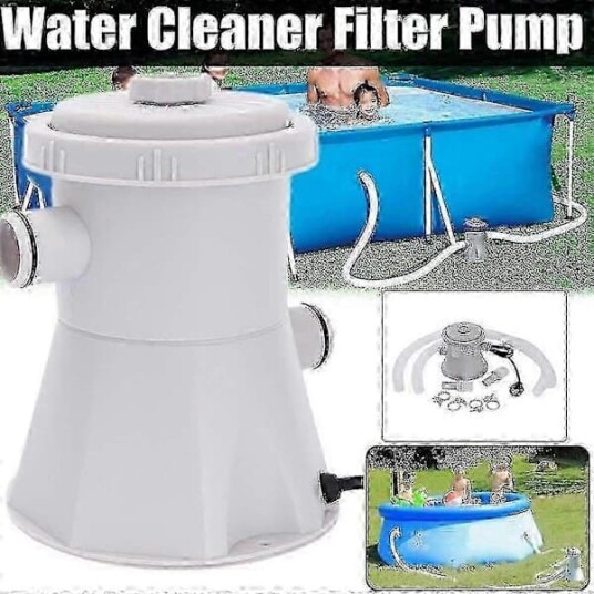 Elektrisk bassengfilterpumpe for rengjøring av basseng over bakken   Swimming Bra color02 22*22*21