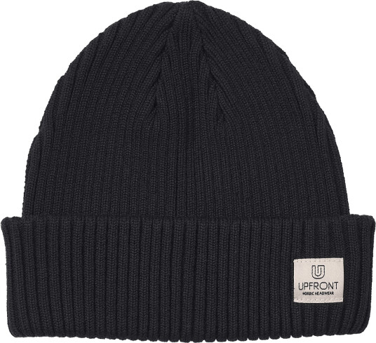 Upfront Elton Beanie   Black   ONE SIZE