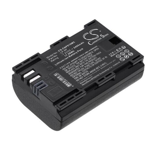 Batteri til kamera for Canon EOS 7D, EOS 6D, EOS 60D og andre. Batteri til kamera for Canon EOS 7D, EOS 6D, EOS 60D og andre.