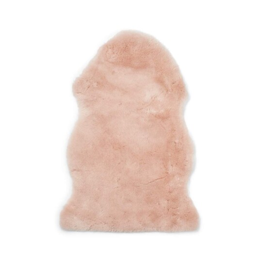 Nordic Sheep Baby saueskinn kort ull New Zealand Lys Rosa 80 cm