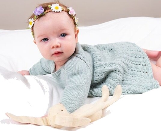 Bluum Babykjole Ida Med Body Garnpakke Soft Merino Ull