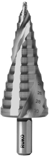 Trappebor HSS Ultimatecut med Flowstep-spiss, 8-30mm
