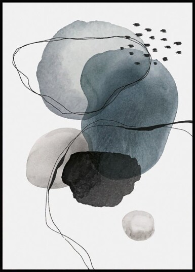 Abstract Shapes and Lines Art Plakat Plakat / 100x150cm