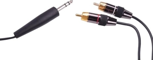 Lp Kpo3867-1.8 Kabel Jack 6,3 Stereo - 2X Rca 1,8 M