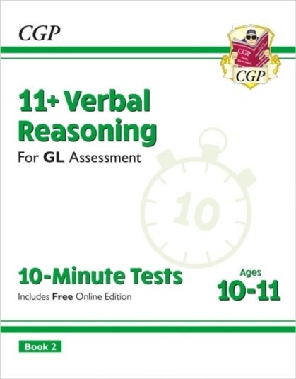 11+ GL 10 Minute Tests: Verbal Reasoning Ages 10 11 Book 2 with Online Edition