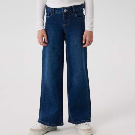 Name It Nkfpolly X-Wide jeans til barn Dark Blue Denim