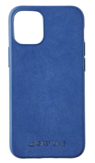 GreyLime iPhone 12 Mini Biodegradable Cover, Navy Blue