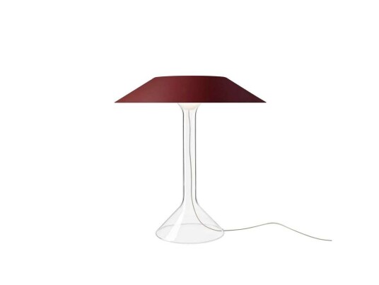 Foscarini - Chapeaux M Bordlampe Dark Red Foscarini