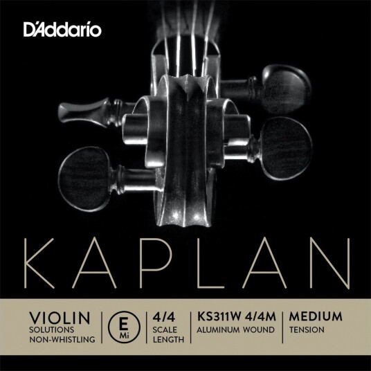 DAddario Kaplan Golden Spiral Violin E String Non-Whistling Ball