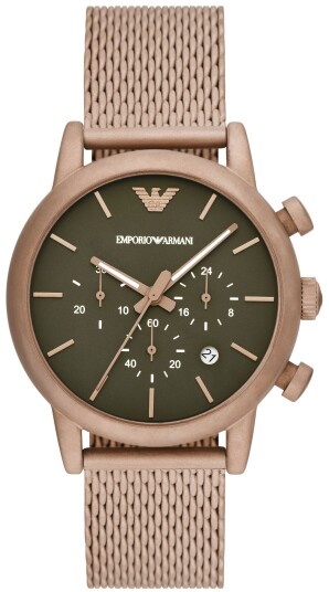 Emporio Armani Herreklokke AR11428 Luigi Grønn/Stål Ø41 mm